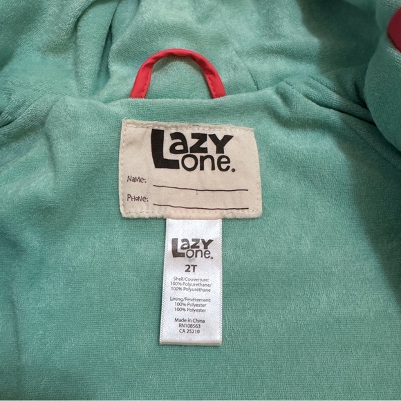 Lazy One Floral Flower Little Girls Raincoat Rain Jacket 2T Daisy Spring - Picture 3 of 5